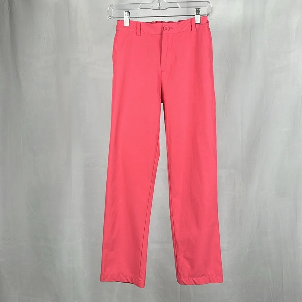 Vineyard Vines Boy’s Breaker Performance Pants‎ in Sailor Red (more of a pink).